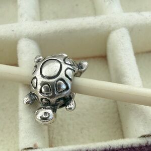 Pandora Retired Sterling Silver Turtle Charm